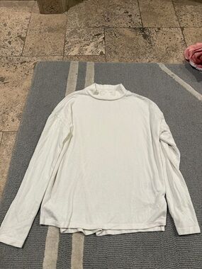 GAP Cream softest  Long Sleeve Mock Neck Top